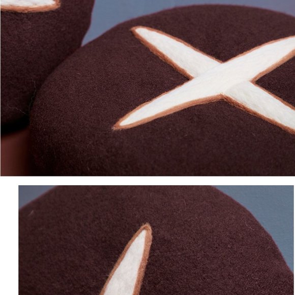 Designer Painter Hat | 100% Handmade Wool Felt - Picture 6 of 7